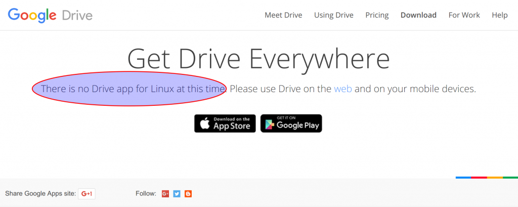 menggunakan layanan google drive pada linux