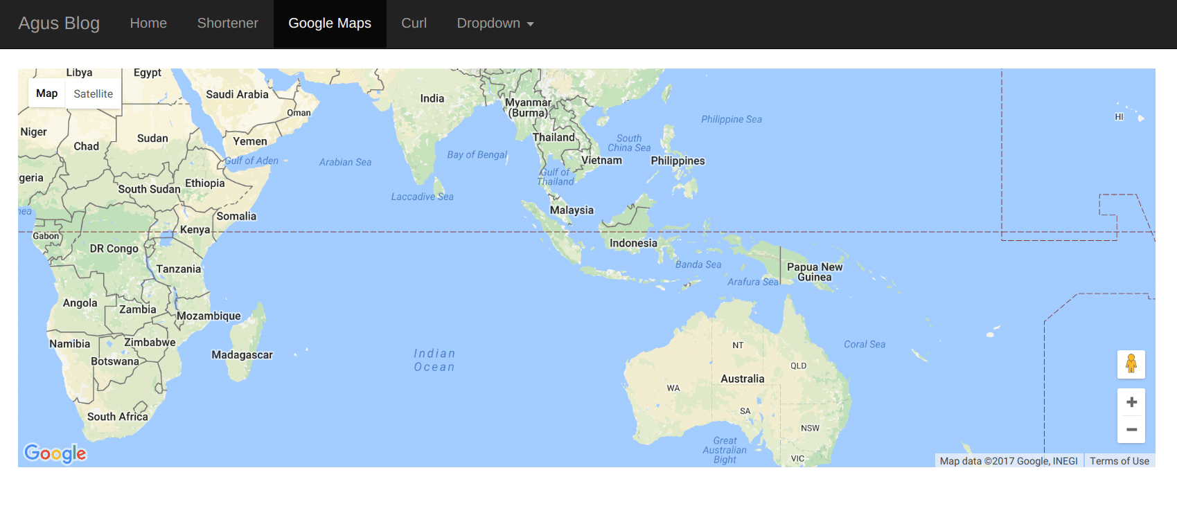 Menggunakan Google Maps Api pada Aplikasi Web